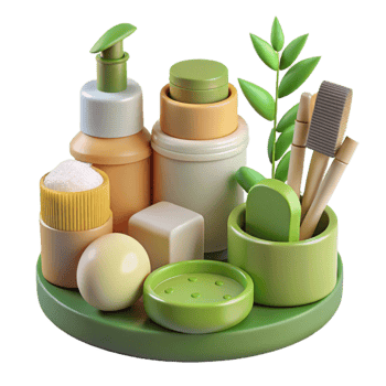 Spa Day Essentials Natural Bath Body Products png