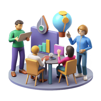 Team Collaboration, Data Analysis, and Strategic Planning png