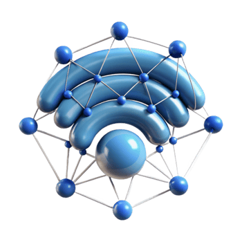 beautiful contemporary Global Network Connectivity A 3D Representation professional png