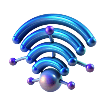 Abstract Wireless Network Connection png