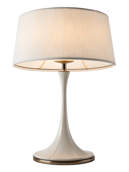 Modern table lamp design with soft illumination png