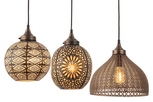 Intricate hanging lamps for dcor png