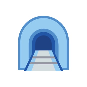 Charming Tunnel Icon for Subterranean Transport vector