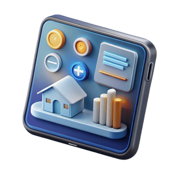 Smart Home Management App Monitor Control Your Home png