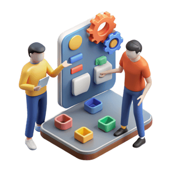 serene classic Collaborative UIUX Design Process Teamwork for App Development exclusive png