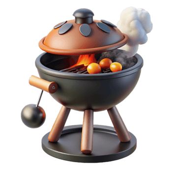 impressive contemporary Summer Grill Charcoal BBQ Cooking Outdoors professional png