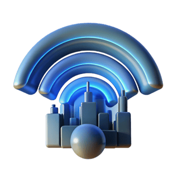 stunning modern Smart City Network Wireless Connectivity Urban Infrastructure high quality png