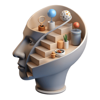 extraordinary contemporary Minds Journey Staircase to Inner Worlds premium png