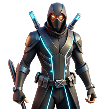 Cyber Ninja 3D Render png