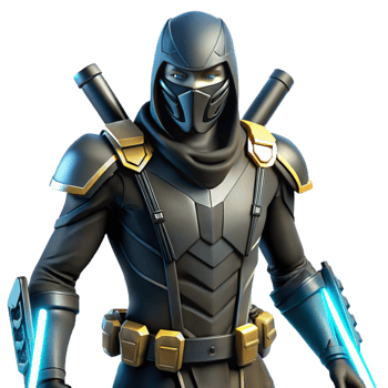 stunning contemporary Dark Ninja 3D Render, Futuristic Warrior high resolution png