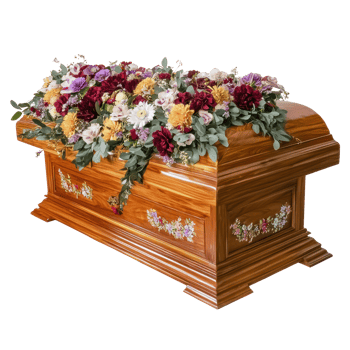 A Casket Spray isolate on transparent background png