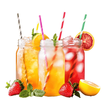 Arnold Palmer Iced Tea Lemonade isolate on transparent background png