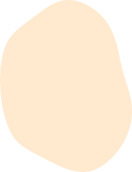 Abstract organic shape. Irregular form. Light peach color. Smooth edges. Transparent background. Solid fill. Simple design. Modern art. Minimalist aesthetic. Isolated element. png