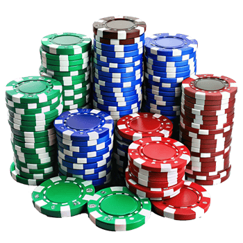 Colorful Stack of Casino Poker Chips png