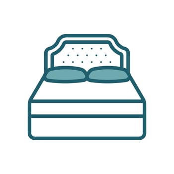 Soft Upholstered Headboard vector