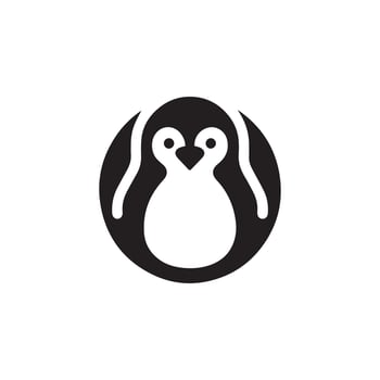 penguin logo design illustration vector