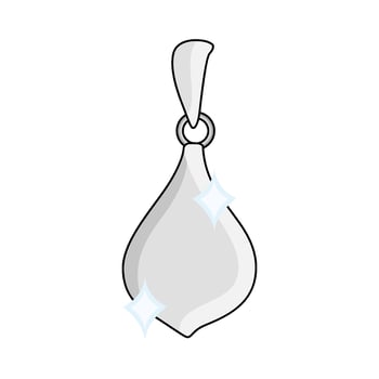 illustration of Dangle Earrings vector