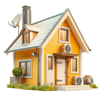 Cozy yellow house with a design stands and inviting in the neighborhood png