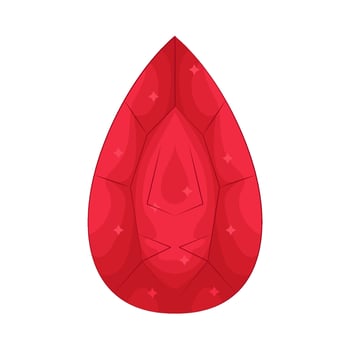 Illustration of Ruby shine vector