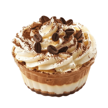 Tiramisu isolate on transparent background png