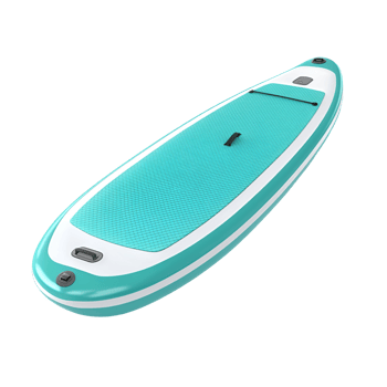 a blue and white paddle board on a transparent background png