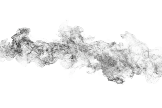 Smoke swirling in a soft, ethereal pattern png
