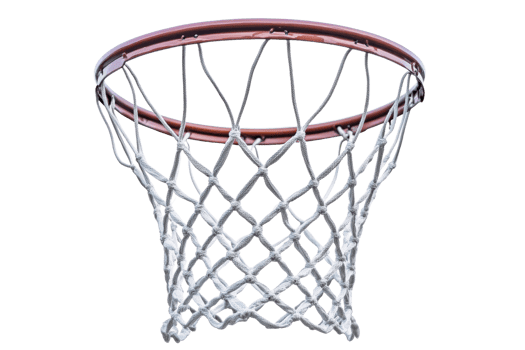 Basketball hoop against a white background png
