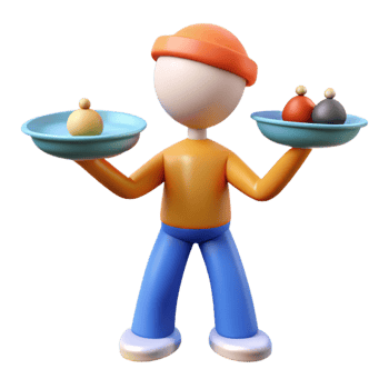 impressive creative Balancing Act Weighing Options Making Choices professional png