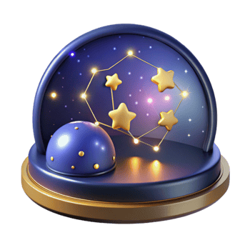 stunning vintage Night Sky 3D Render genuine png