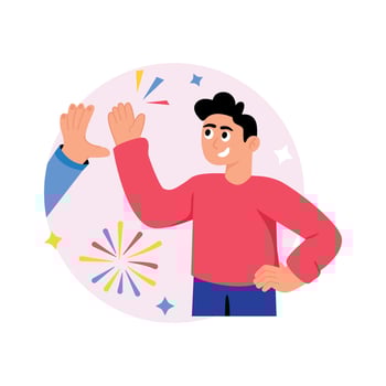 Trust Concepts Style illustrations. EPS 10 File vector