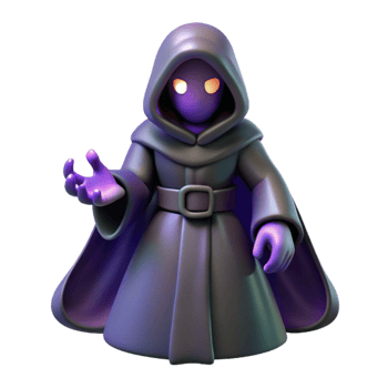 dramatic modern Dark Hooded Figure 3D Render 4K png