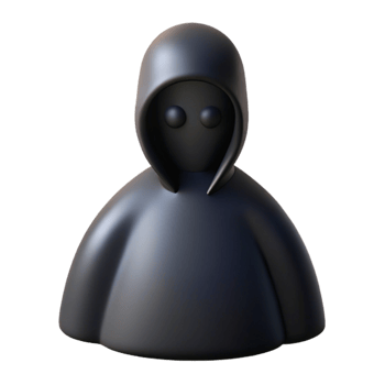 elegant classic Mysterious 3D Render of Hooded Figure authentic png