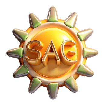 wonderful contemporary Golden Sun 3D Illustration SAG detailed png