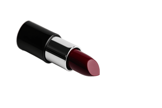 Classic burgundy lipstick on a clean surface png
