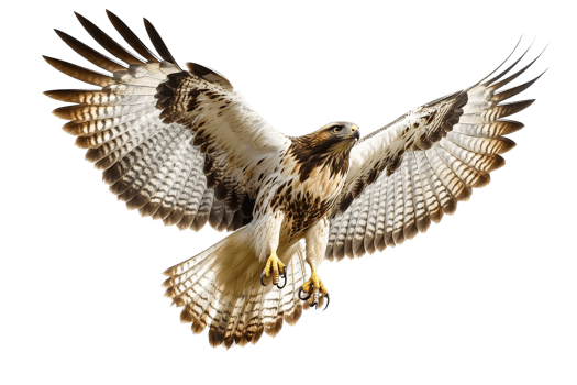 Hawk soaring majestically in the sky png