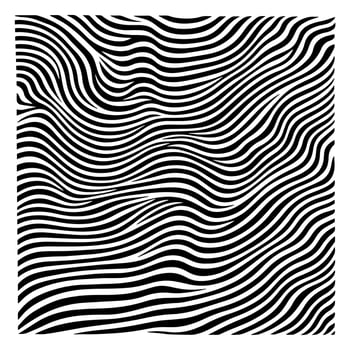 Abstract striped textured background, optical illusion. Lines tile illustration. vector