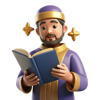 wonderful classic 3D Render Wise Man Reading Book genuine png