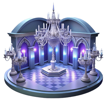 Crystal Palace 3D Render png