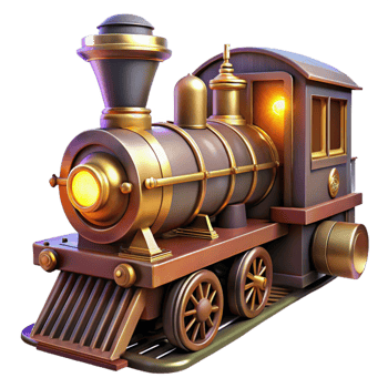 extraordinary vintage Vintage Steam Train 3D Render high resolution png