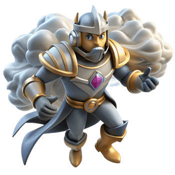 wonderful creative 3D Render Cloud Knight Fantasy Character exclusive png