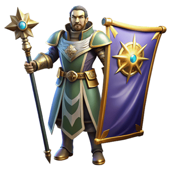 beautiful vintage 3D Render Fantasy Mage Illustration detailed png
