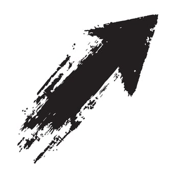 Old-School Grunge Arrow Sign vector