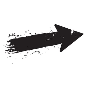 Faded Ink Arrow Sign vector