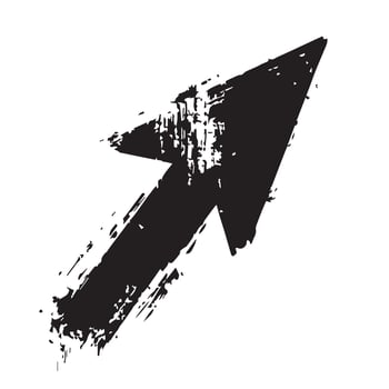 Stamped Grunge Arrow Symbol vector