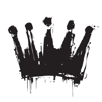 Twilight Throne Gothic Crown Texture vector
