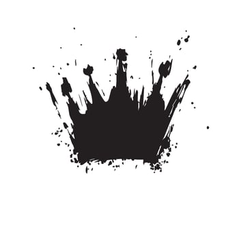 Distressed Royal Crown vector
