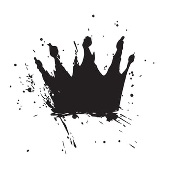 Tattered Throne Crown vector