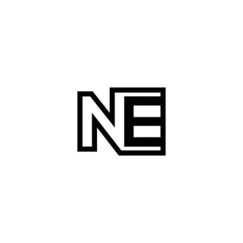 High-Quality EN NE Monogram for Premium Visual Identity vector