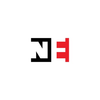 Modern EN or NE Logo Design for a Polished Brand Image vector