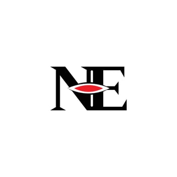 Customized EN or NE Initial Logo for Brand Uniqueness vector